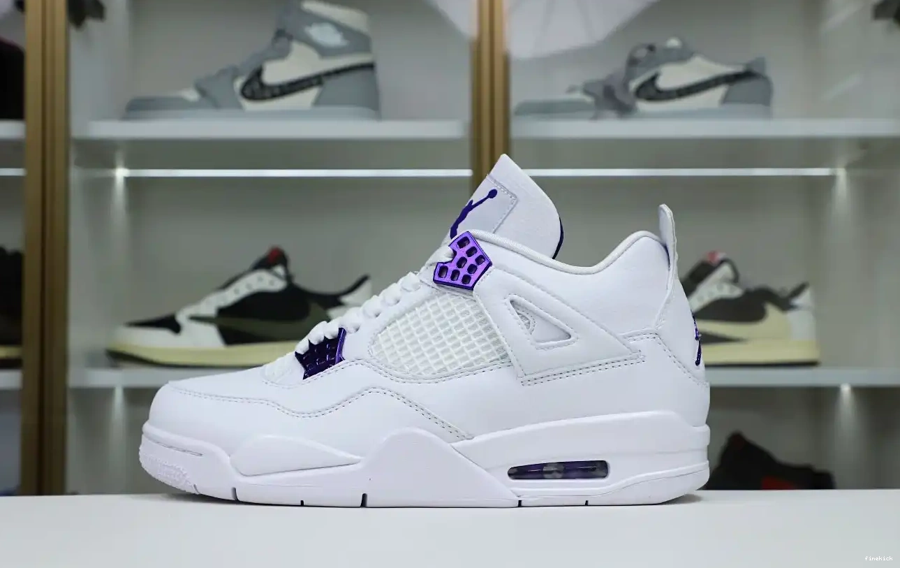 JORDAN METALLIC PURPLE 4 AIR 0615
